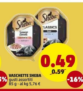 PENNY Rubicone Sheba Vaschette offerta