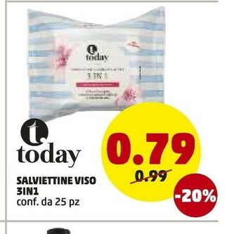 PENNY Today Salviettine Viso offerta