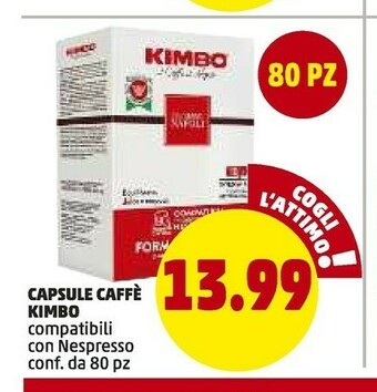 PENNY Kimbo Capsule Caffe offerta