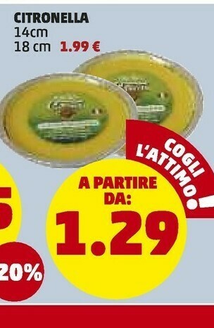PENNY Citronella offerta