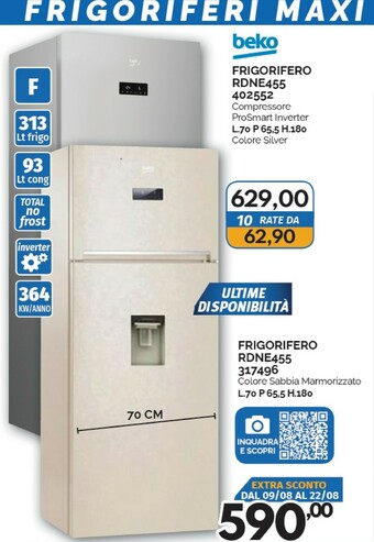Orizzonte Beko Frigoriferi offerta