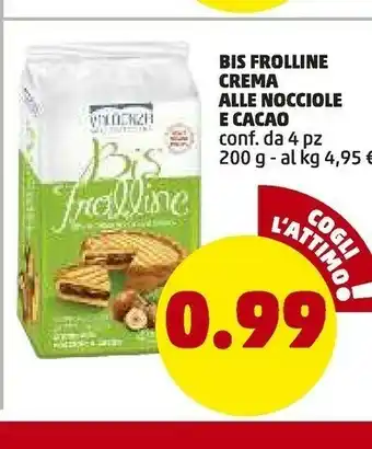 PENNY Bis Frolline Crema Alle Nocciole E Cacao offerta