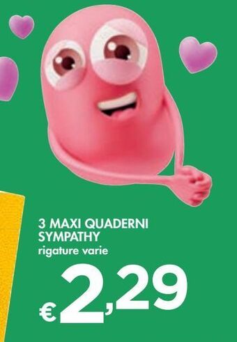Bennet 3 maxi quaderni sympathy offerta