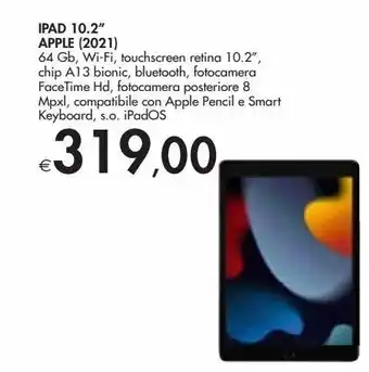 Bennet Ipad 10.2" apple (2021) offerta