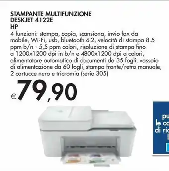 Bennet Stampante multifunzione deskjet 4122e hp offerta