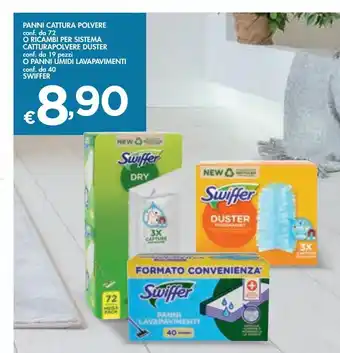 Bennet Panni cattur polvere o ricambi per sistema catturapolere duster o panni umidi lavapavimenti swiffer offerta