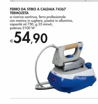Bennet Ferro da stiro a caldaia 74367 termozeta offerta