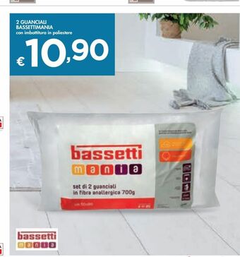 Bennet 2 guanciali bassettimania offerta