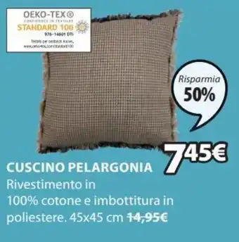 JYSK Cuscino Pelargonia 45x45 cm offerta