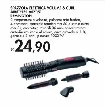 Bennet Spazzola elettrica volume & curl airstyler as7051 remington offerta
