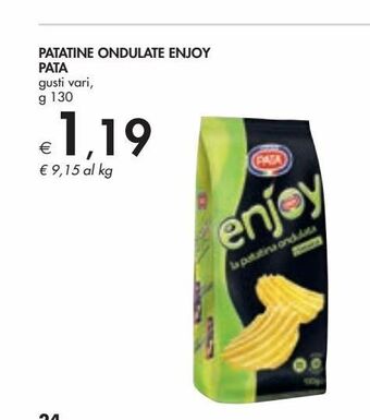 Bennet Patatine ondulate enjoy pata offerta
