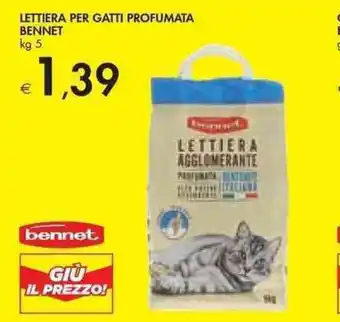 Bennet Lettiera per gatti profumata bennet offerta