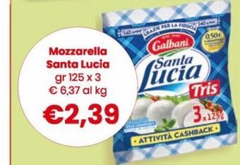 Despar Mozzarella santa lucia offerta