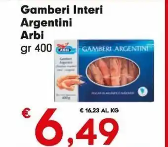 Despar Gamberi interi argentini arbi offerta