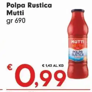 Despar Polpa rustica mutti offerta