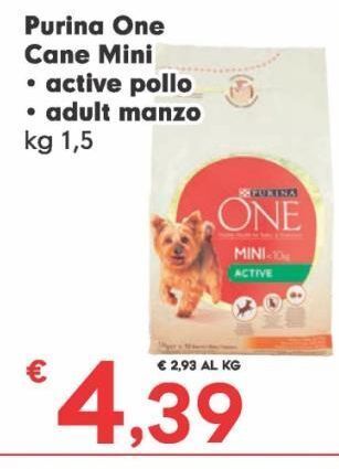 Despar Purina one cane mini offerta