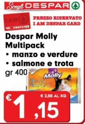DeSpar Express Despar molly multipack 400 gr offerta