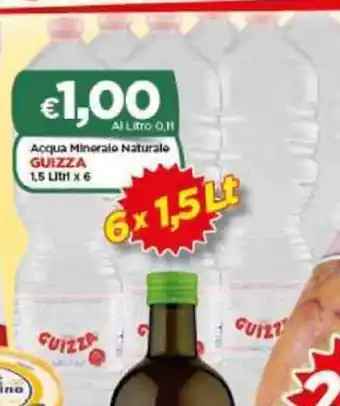 Crai Guizza Acqua Minerale Naturale 1,5 litri x 6 offerta
