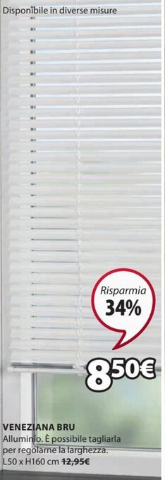 Veneziana Bru L50 x H160 cm