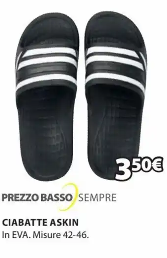 JYSK Ciabatte Askin Misure 42-46 offerta