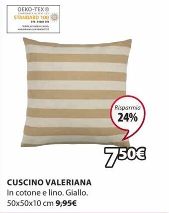 Cuscino Valeriana 50x50x10 cm