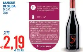 Sangue di Giuda D.O.C. 75 cl