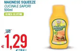 MD Discount Cucina e Sapori Maionese Squeeze 500 ml offerta