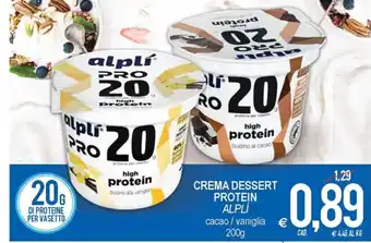 MD Discount Alplí Crema Dessert Protein 200g offerta