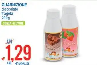 MD Discount Guarnizione cioccolato fragola 200g offerta
