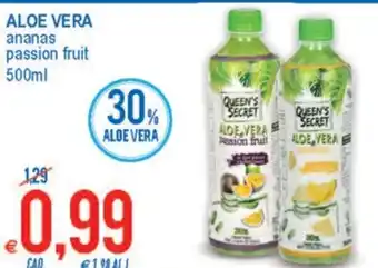 MD Discount Queen's Secret Aloe Vera ananas passion fruit 500ml offerta