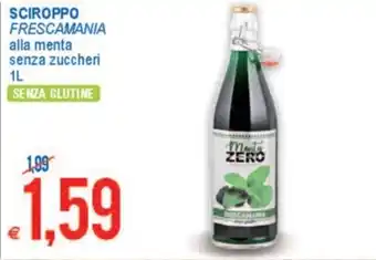 MD Discount Frescamania Sciroppo alla menta senza zuccheri 1L offerta