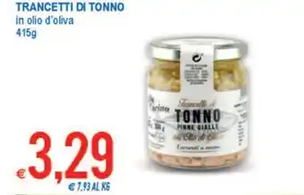 MD Discount Trancetto di tonno in olio d'oliva 415g offerta