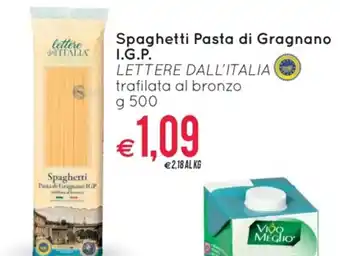 MD Discount Lettere Dall'Italia Spaghetti Pasta di gragnano I.G.P. 500 g offerta