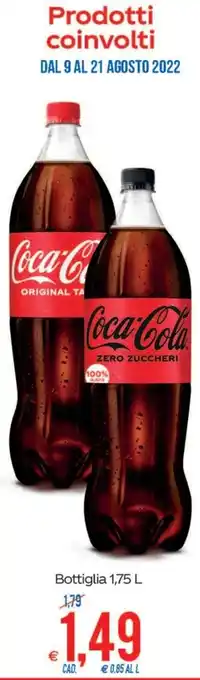 MD Discount Coca Cola Bottiglia 1,75 L offerta