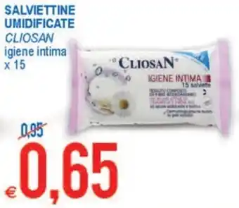 MD Discount Cliosan Salviettine Umidificate igiene intima x 15 offerta