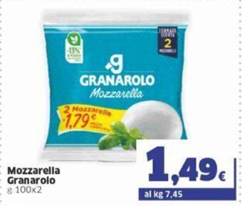 Sigma Granarolo Mozzarella g 100 x 2 offerta