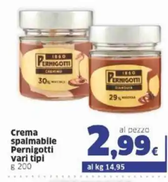 Pernigotti Crema spalmabile vari tipi g 200