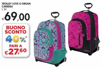 Bennet Trolley Love o dream carrera 36 L offerta