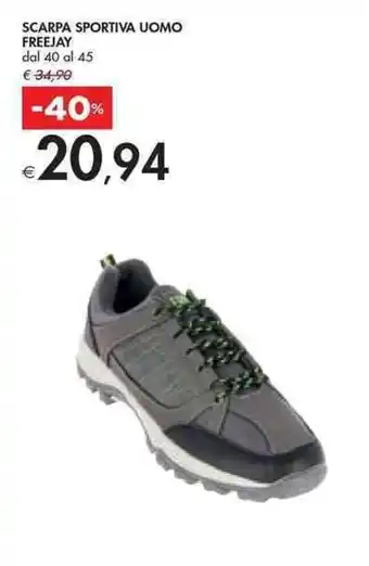 Bennet Freejay Scarpa sportiva uomo 40 al 45 offerta