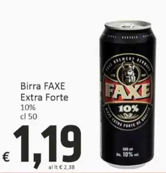 Paghi Poco Faxe Extra Forte Birra 50 cl offerta