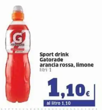 Sigma Gatorade Sport drink arancia rossa.limone 1 litri offerta