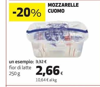 Ipercoop Mozzarelle cuomo offerta