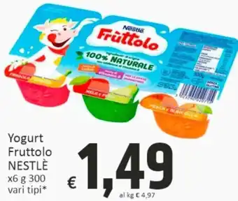 Paghi Poco Nestlé Frùttolo Yogurt x6 300 g offerta