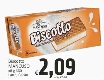 Mancuso Biscotto x8 360 g