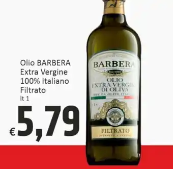 Paghi Poco Barbera Olio Extra Vergine 100% Italiano Filtrato 1 lt offerta