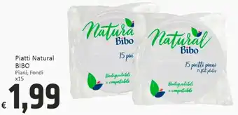 Bibo Piatti Natural x15