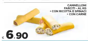 Deco Supermercati Cannelloni Farciti - al kg con ricotta e spinaci, con carne offerta