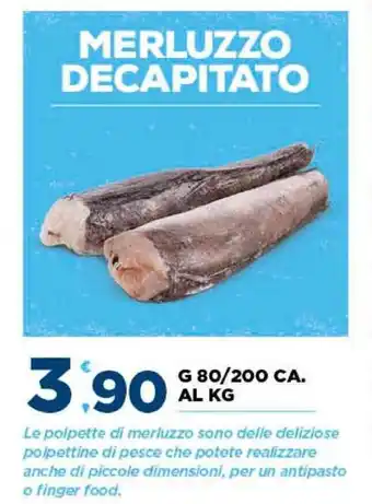 Deco Supermercati Merluzzo Decapitato 80/200 g ca. al kg offerta
