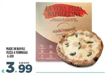 Deco Supermercati La Vera Pizza Napoletana Made in Napoli Pizza 4 formaggi 430 g offerta