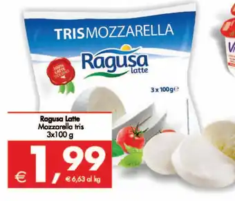 Ragusa Latte Mozzarella tris 3 x 100 g